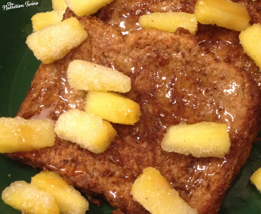 Quick Honey Glazed French Toast with Pineapples
